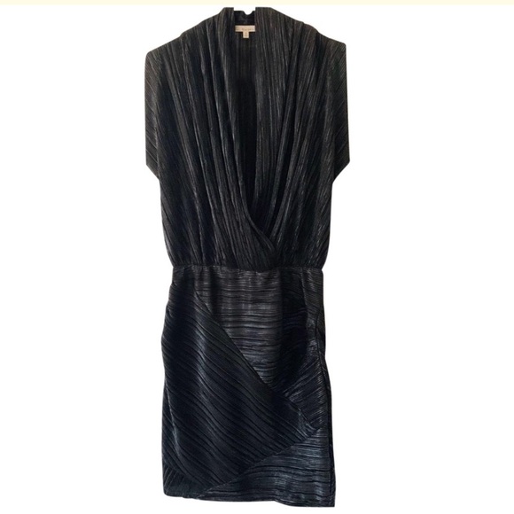 rachel roy metallic wrap dress Rachel Rachel Roy Metallic Pleated Wrap Midi